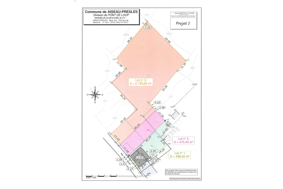 Terrain à vendre à Pont-de-Loup 6250 52500.00€  chambres m² - annonce 672141