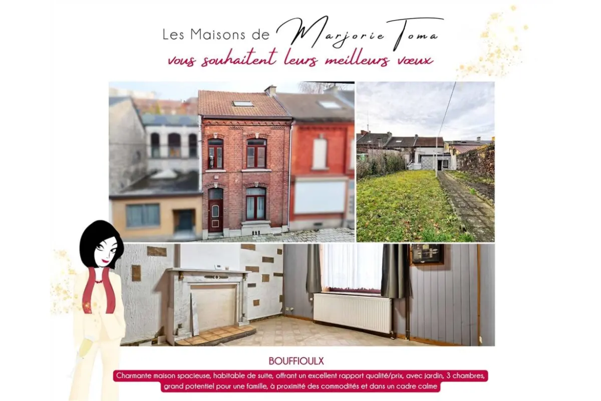 Maison à vendre à Bouffioulx 6200 145000.00€ 3 chambres 184.18m² - annonce 676931