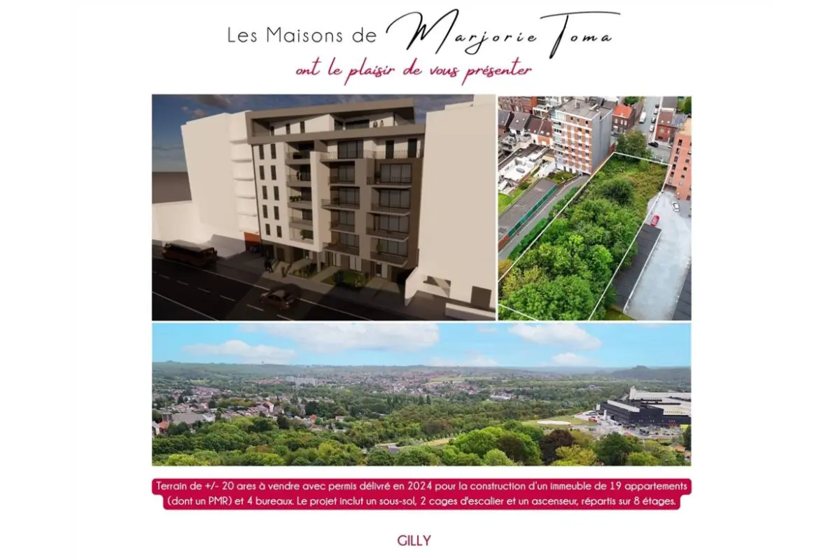 Terrain à vendre à Gilly 6060 950000.00€  chambres m² - annonce 676995