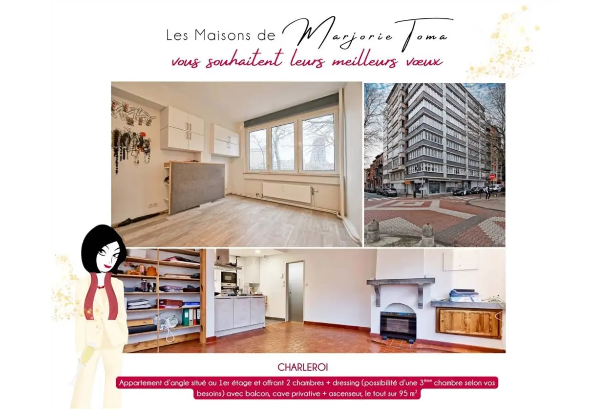 Appartement à vendre à Charleroi 6000 179900.00€ 3 chambres 98.90m² - annonce 678162