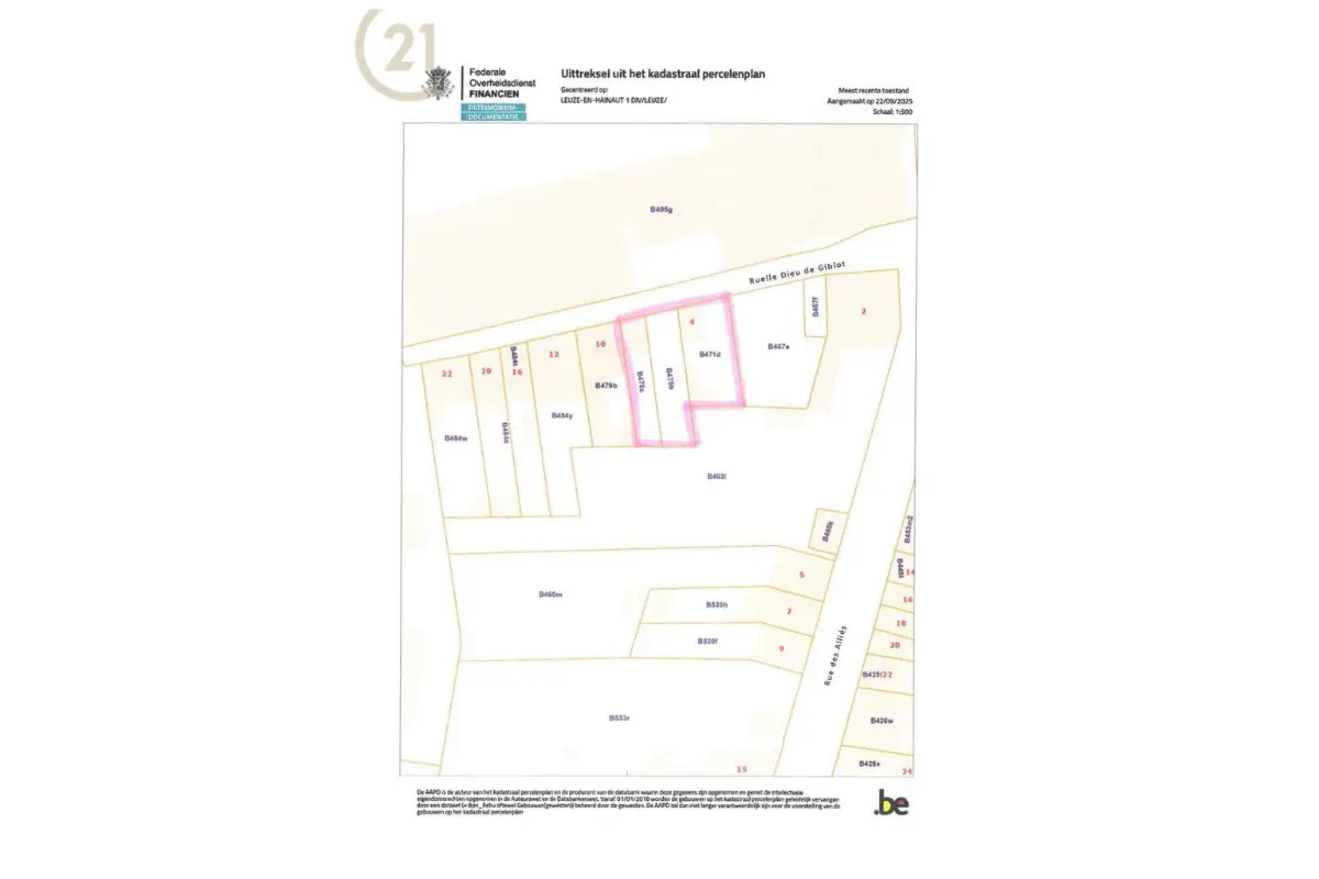 Terrain à vendre à Leuze-en-Hainaut 7900 70000.00€  chambres m² - annonce 689967