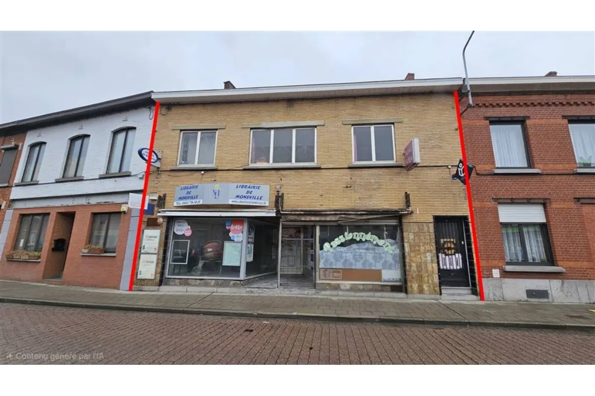 Commerce à vendre à Quaregnon 7390 235000.00€ 2 chambres 64.00m² - annonce 698066