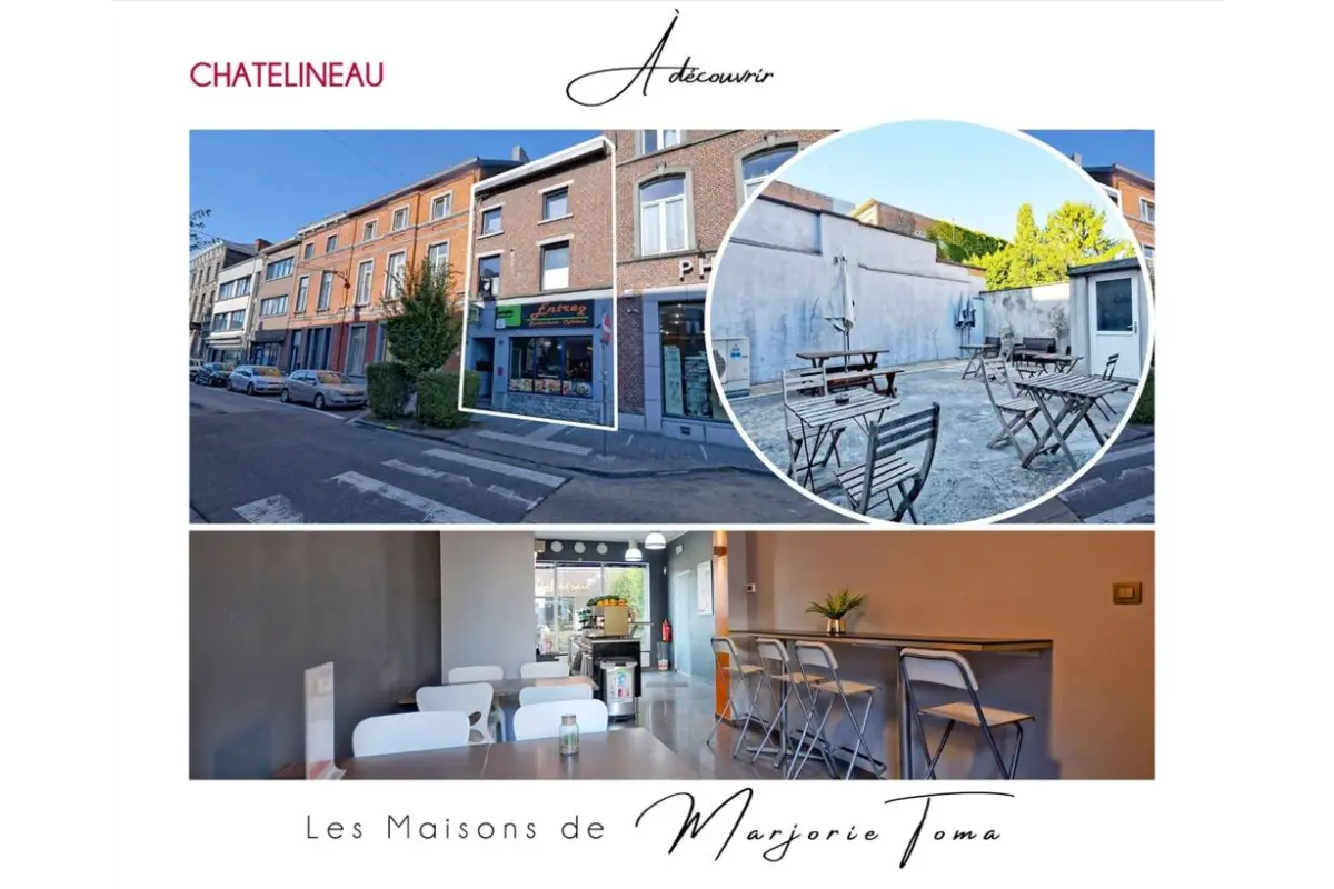 Commerce à vendre à Châtelineau 6200 289000.00€ 3 chambres 207.40m² - annonce 703075