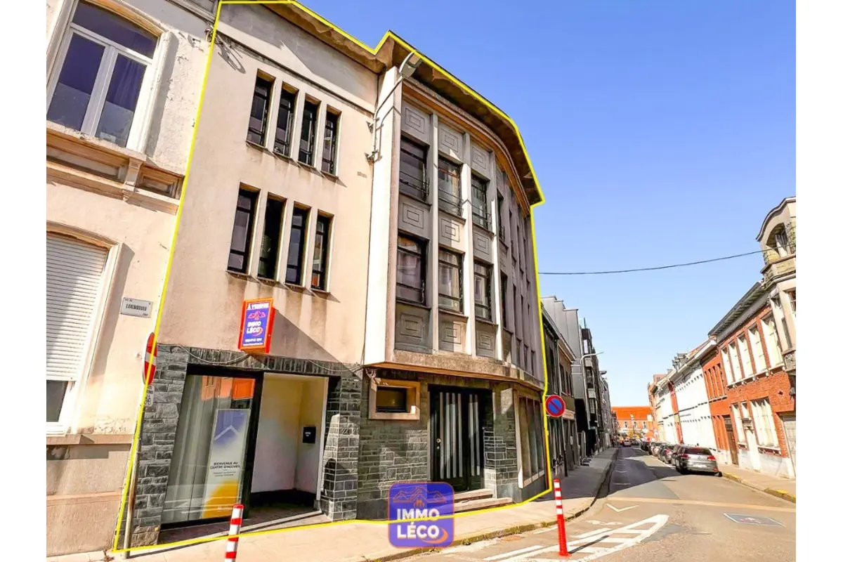 Immeuble de rapport - Immeuble à appartement à vendre à Mouscron 7700 425000.00€ 9 chambres m² - annonce 704749