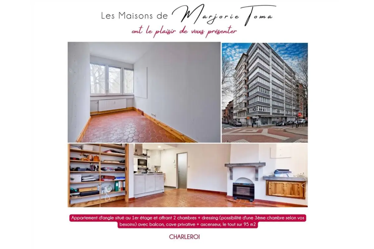 Appartement à vendre à Charleroi 6000 174500.00€ 3 chambres 98.90m² - annonce 710333