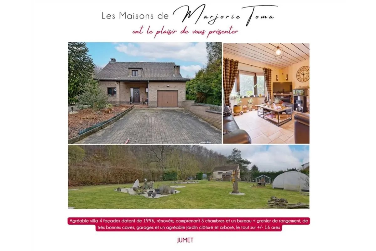 Villa à vendre à Ransart 6043 399000.00€ 3 chambres 307.44m² - annonce 714436