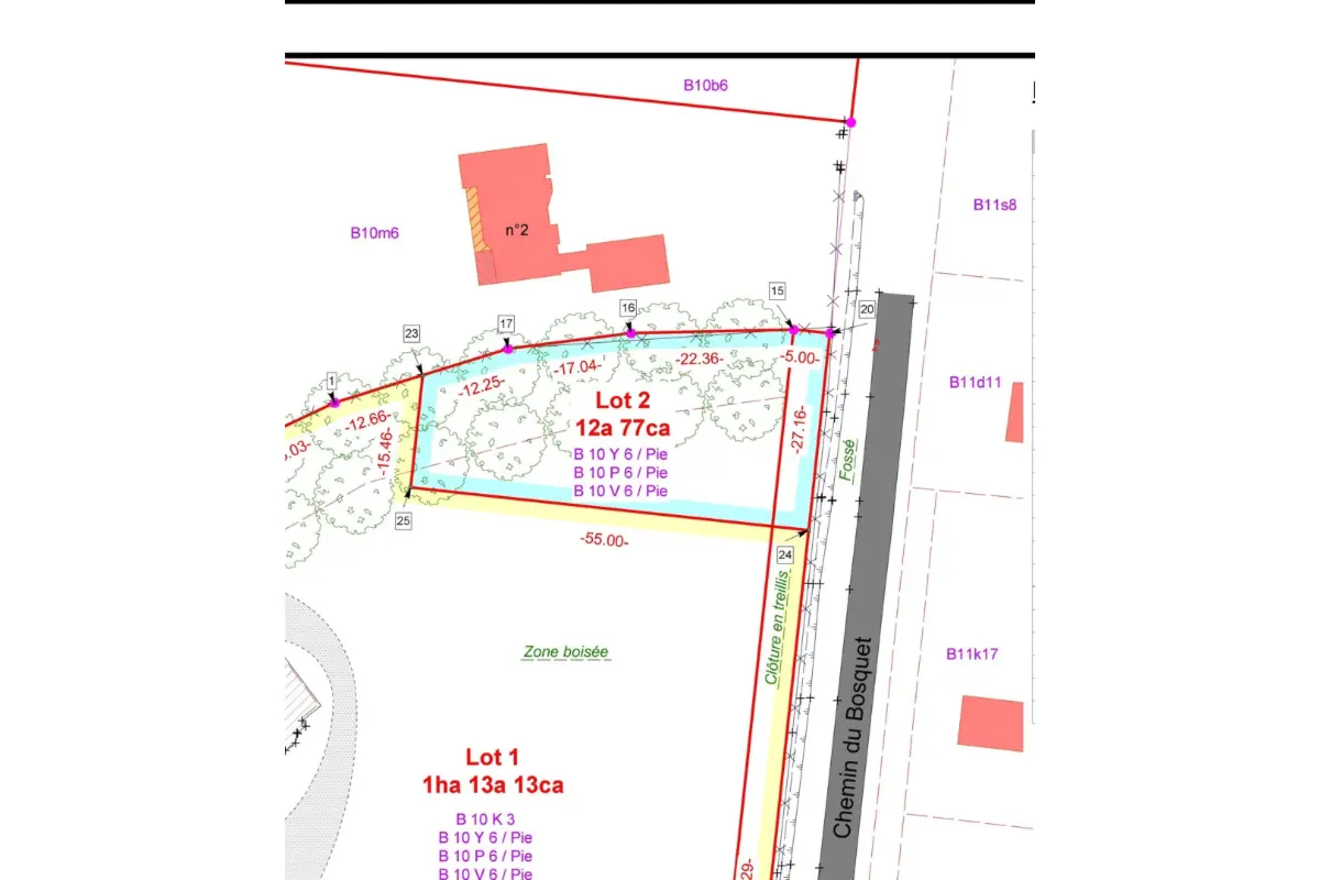 Terrain à bâtir à vendre à Ville-Pommeroeul 7322 191550.00€  chambres m² - annonce 719079
