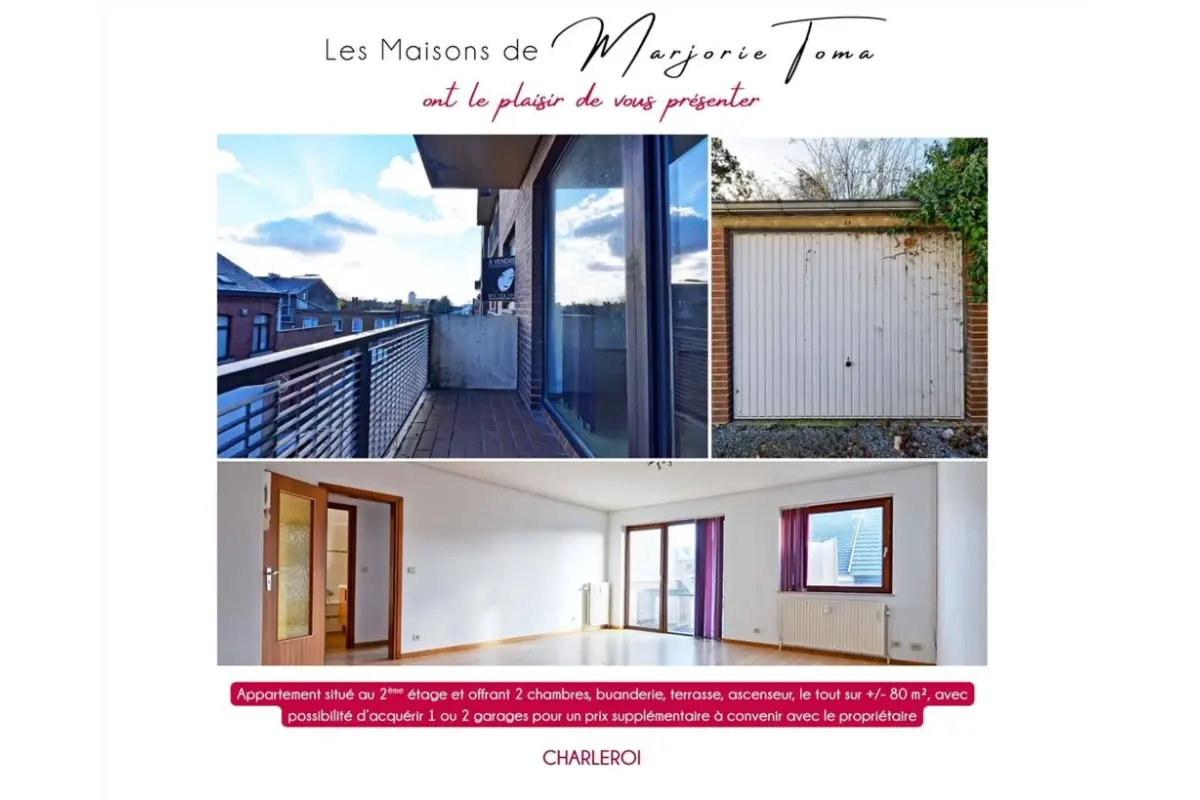 Appartement à vendre à Charleroi 6000 99000.00€ 2 chambres 80.00m² - annonce 719887