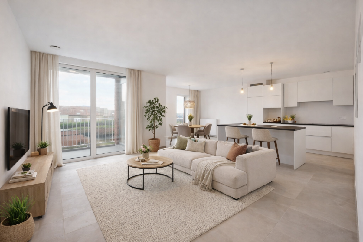 Appartement à vendre à Mouscron 7700 193000.00€ 2 chambres 93.57m² - annonce 734733