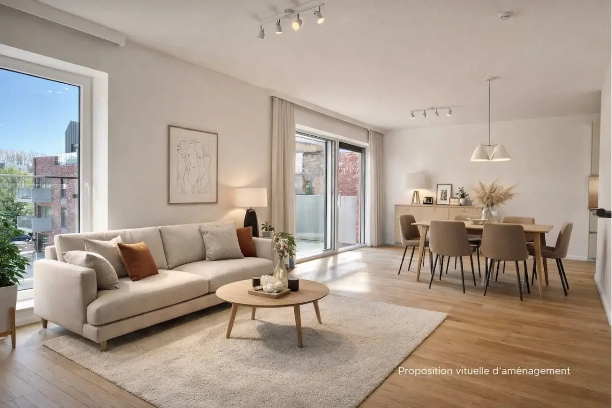 Appartement à louer à Mons 7000 1300.00€ 3 chambres 95.00m² - annonce 732401