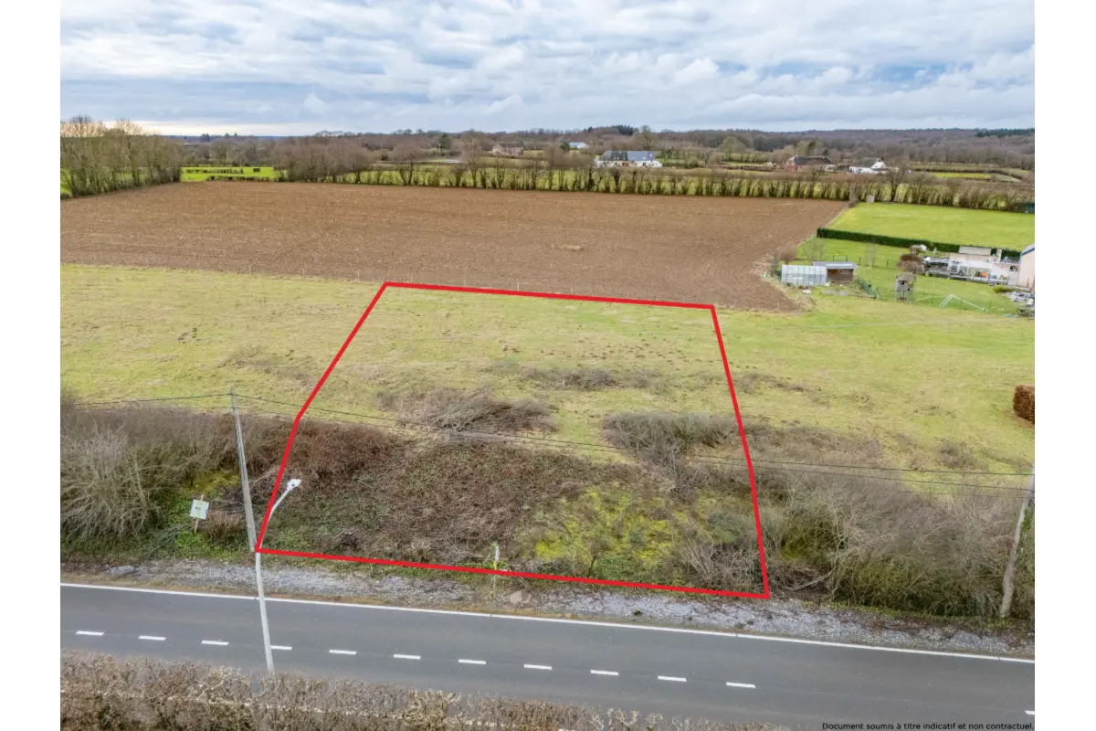 Terrain à vendre à Beauwelz 6594 45000.00€  chambres m² - annonce 733740