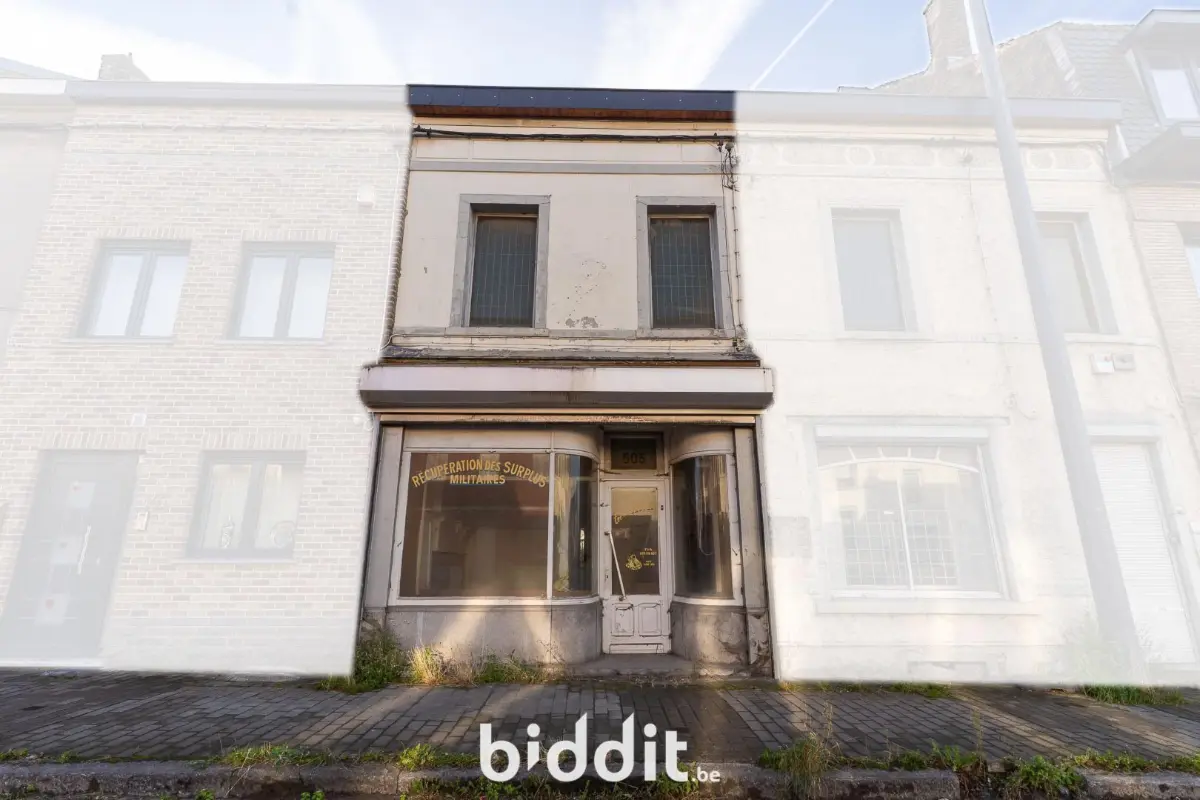 Maison à vendre à Haine-Saint-Pierre 7100 66000.00€ 2 chambres m² - annonce 736762