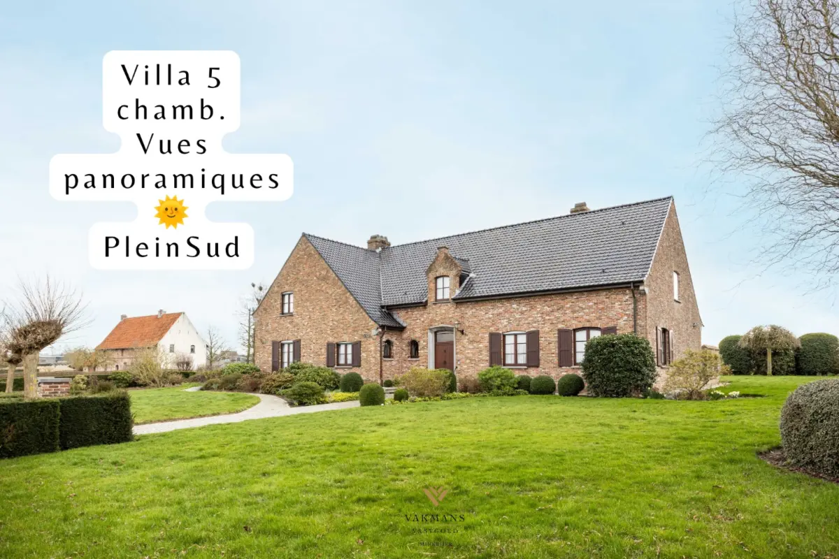 Maison à vendre à Dergneau 7912 699000.00€ 5 chambres 400.00m² - annonce 740799