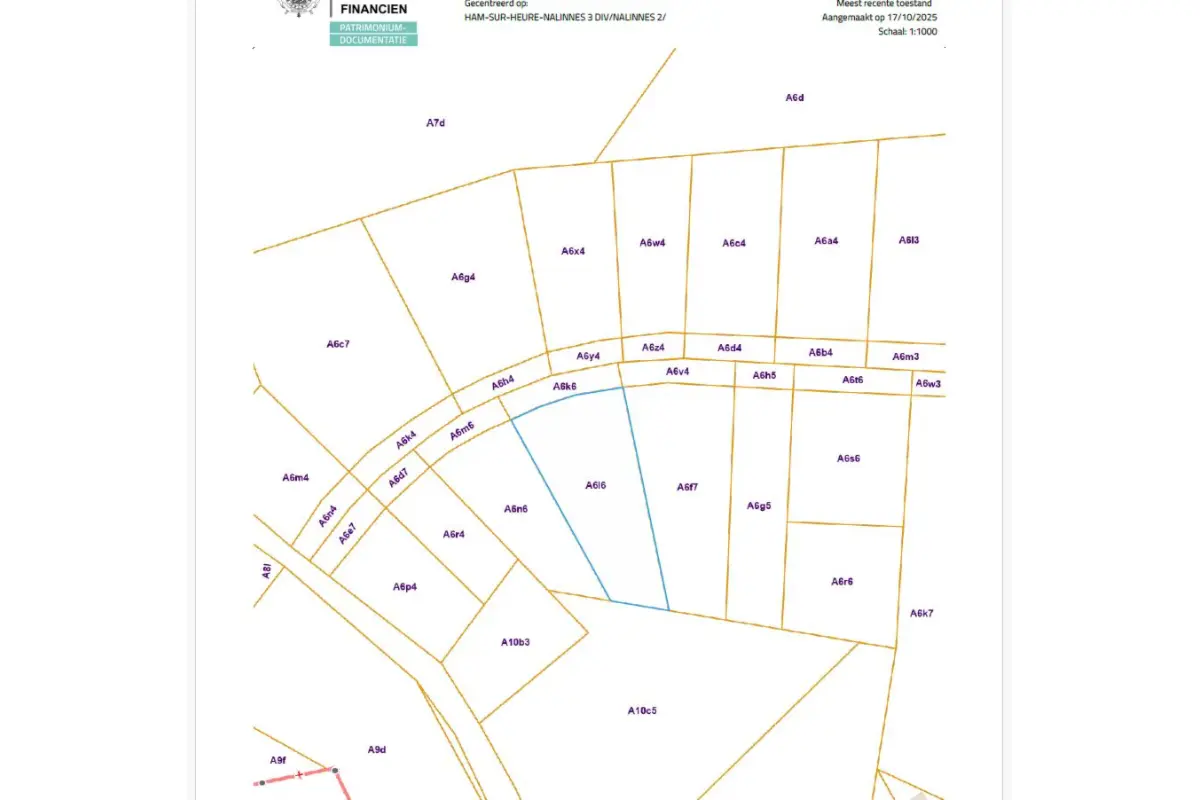 Terrain à vendre à Nalinnes 6120 2501.00€  chambres m² - annonce 742749