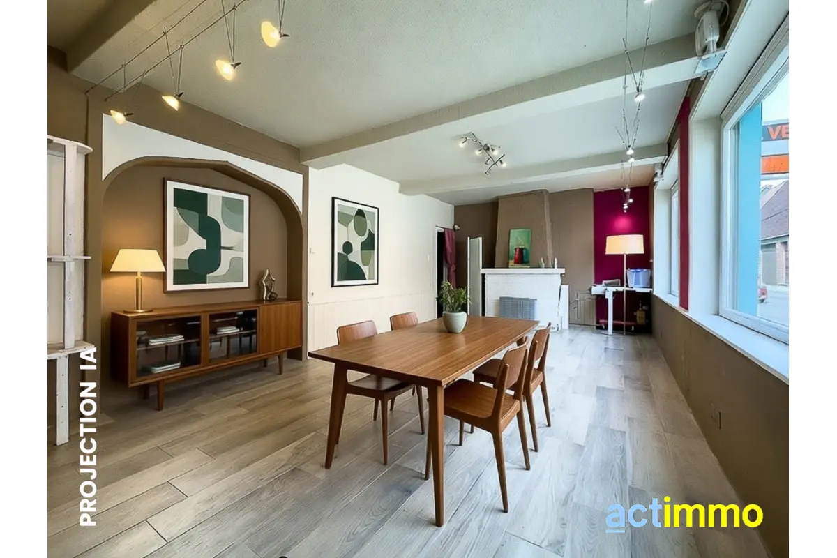 Maison à vendre à Herseaux 7712 145000.00€ 3 chambres 155.00m² - annonce 742630