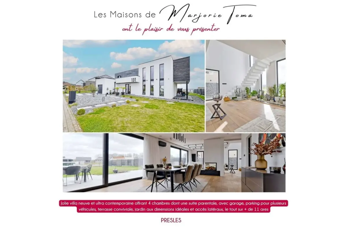 Maison à vendre à Presles 6250 699000.00€ 4 chambres 270.00m² - annonce 752862