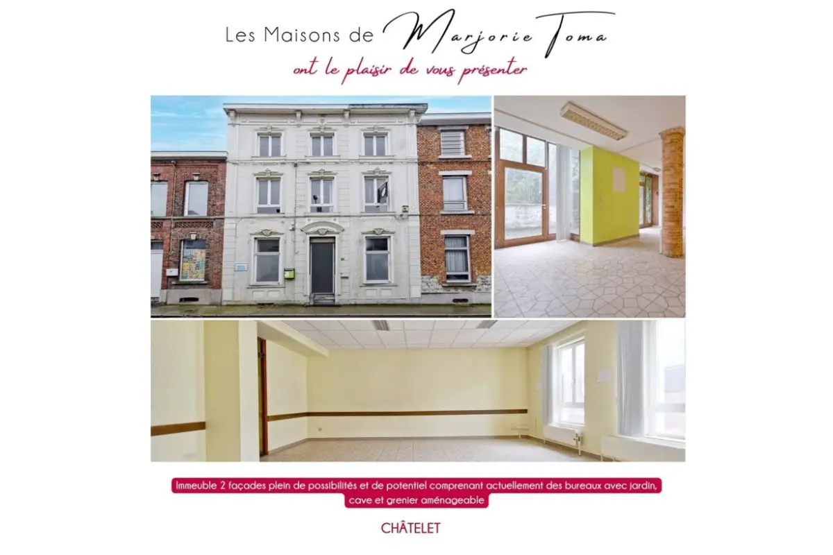 Maison à vendre à Châtelet 6200 169000.00€ 3 chambres 318.75m² - annonce 752869