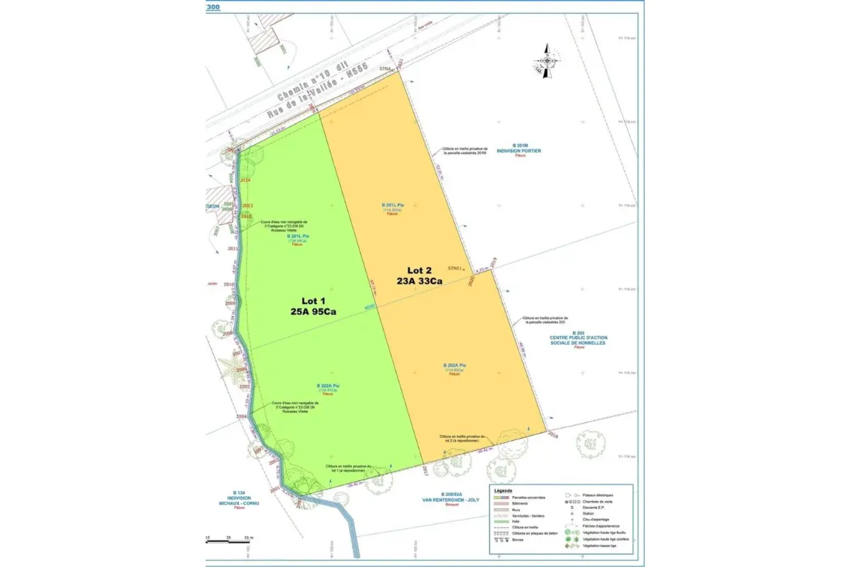 Terrain à vendre à Roisin 7387 60000.00€  chambres m² - annonce 757178
