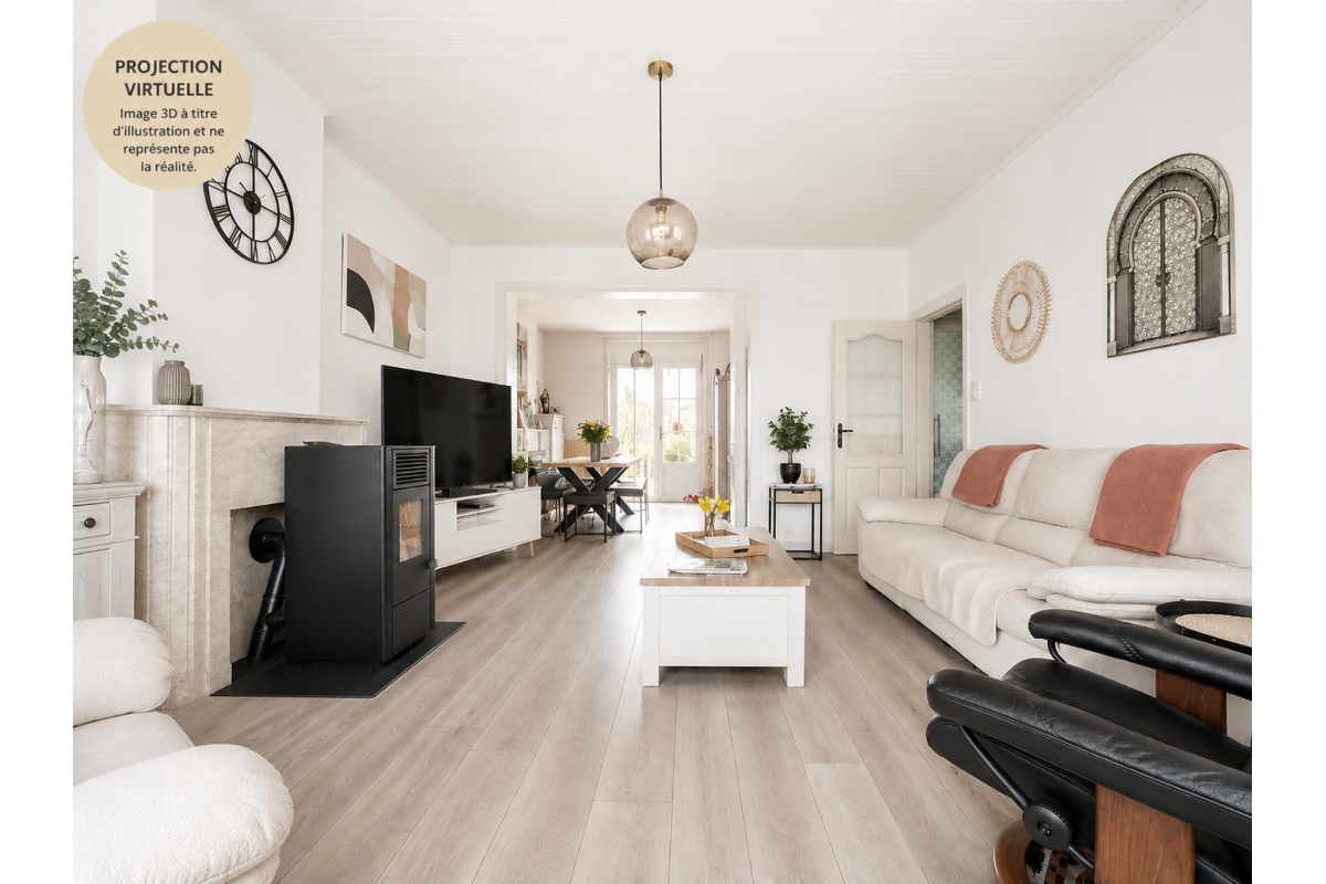 Maison à vendre à Ramegnies-Chin 7520 209000.00€ 3 chambres 166.00m² - annonce 764646