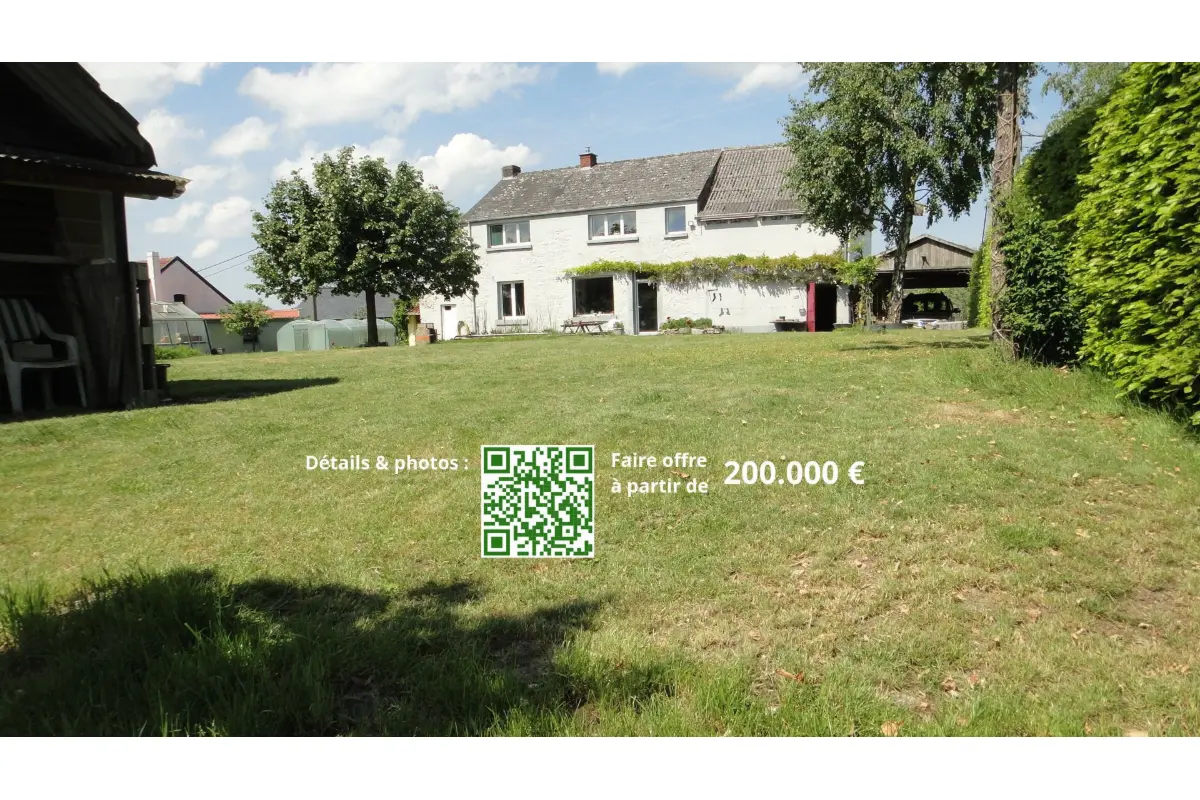 Maison à vendre à Hantes-Wihéries 6560 200000.00€ 2 chambres 156.00m² - annonce 766885