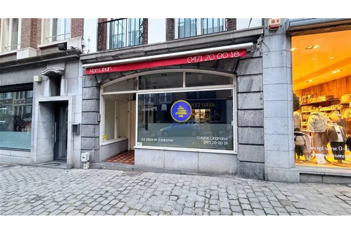 Commerce à louer à Tournai 7500 750.00€ 1 chambres m² - annonce 768239