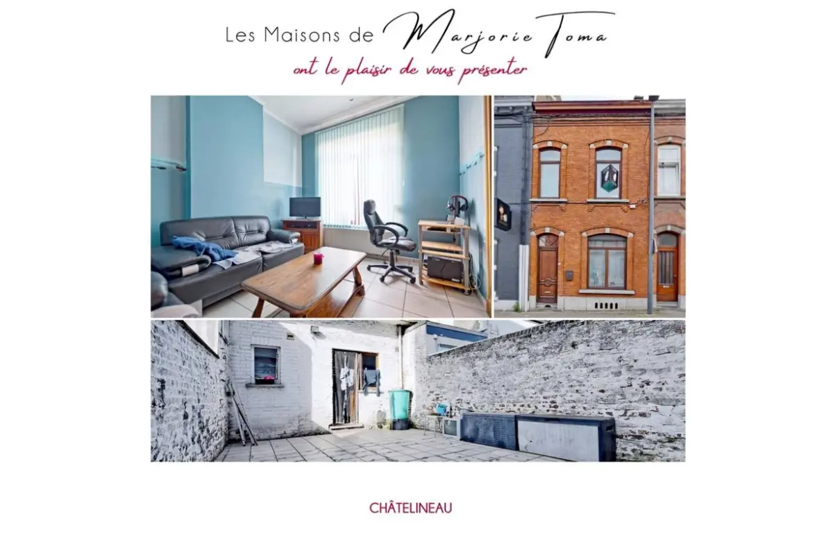 Maison à vendre à Châtelineau 6200 164000.00€ 3 chambres 155.64m² - annonce 768181