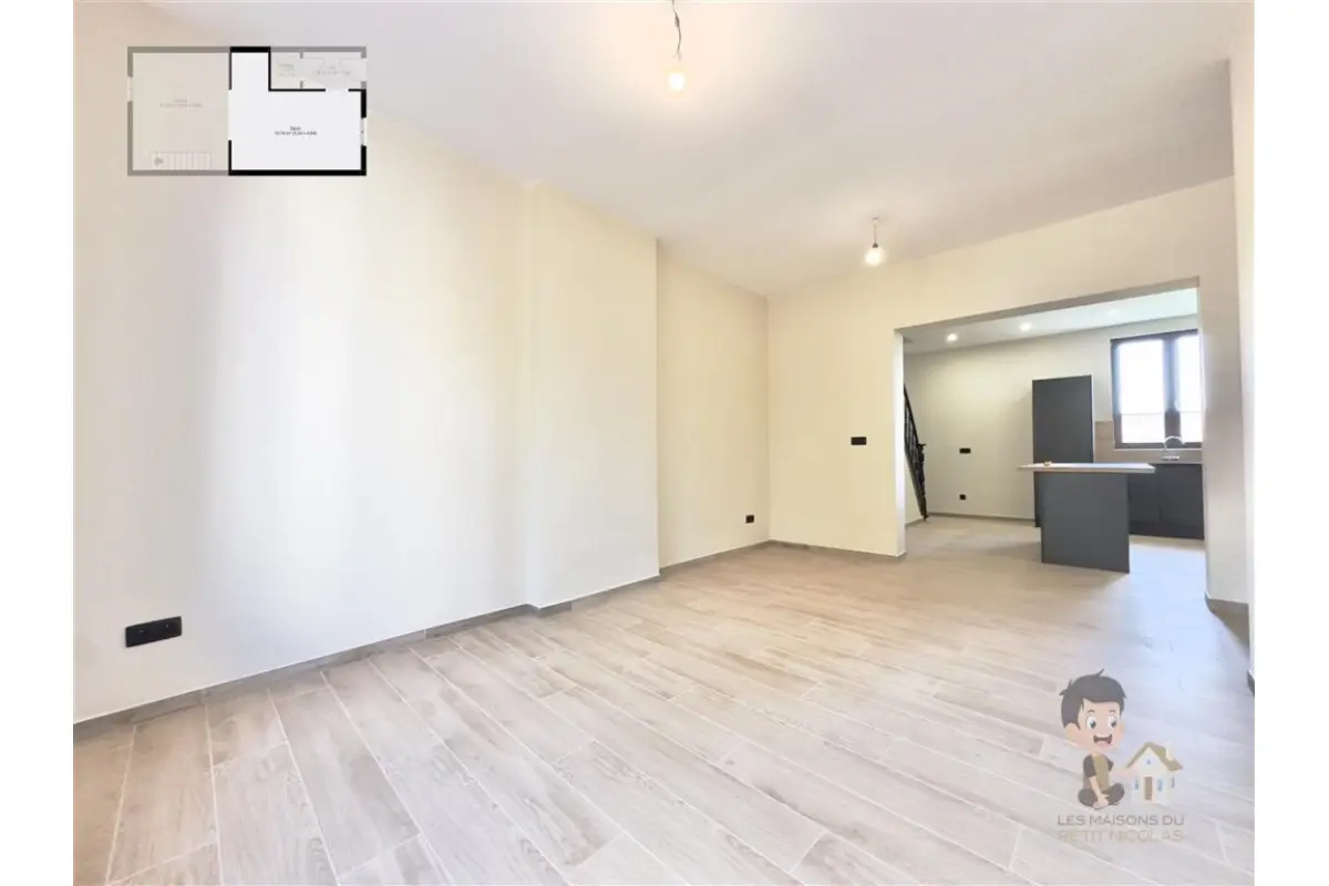 Maison à vendre à Marchienne-au-Pont 6030 199900.00€ 3 chambres 128.00m² - annonce 769561