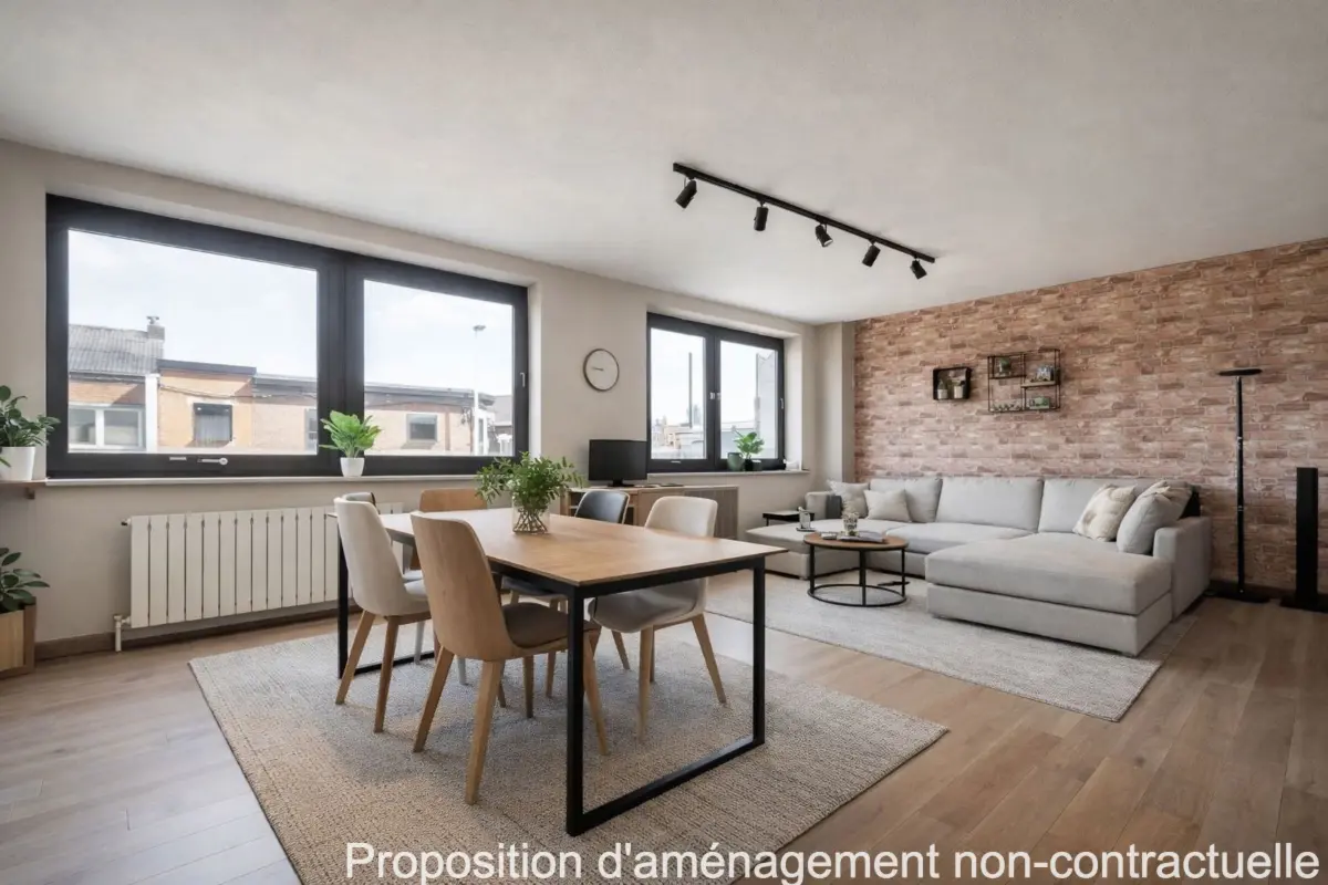 Appartement à  à La Louvière 7100 145000.00€ 3 chambres 127.00m² - annonce 772174