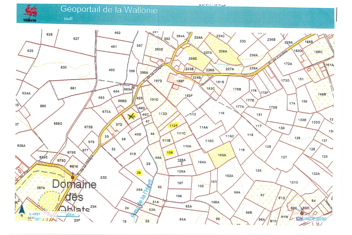 Terrain non bâtissable à vendre à Velaines 7760 50370.00€  chambres m² - annonce 787129