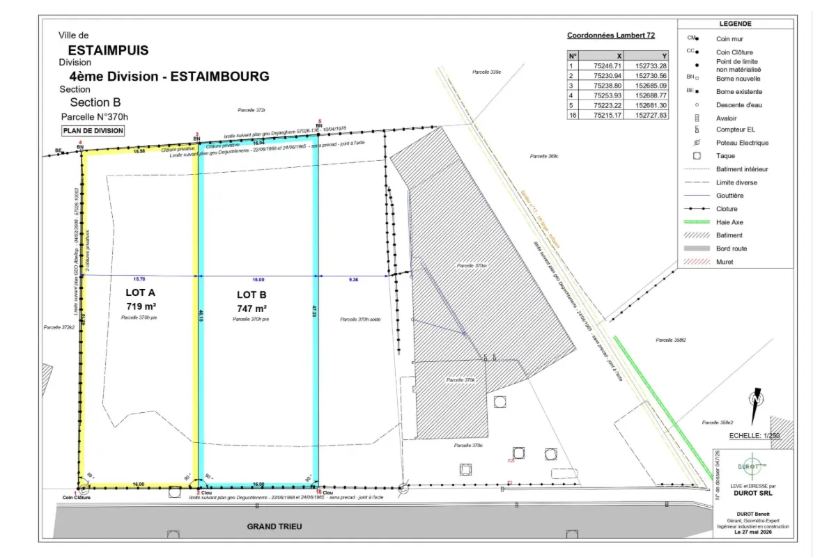 Terrain à vendre à Estaimbourg 7730 110000.00€  chambres m² - annonce 789685
