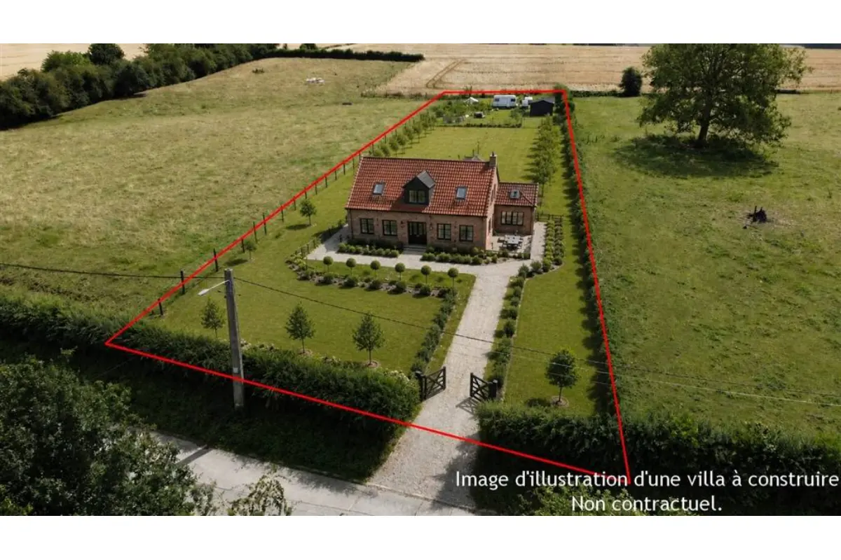 Terrain à vendre à Roisin 7387 65000.00€  chambres m² - annonce 798826