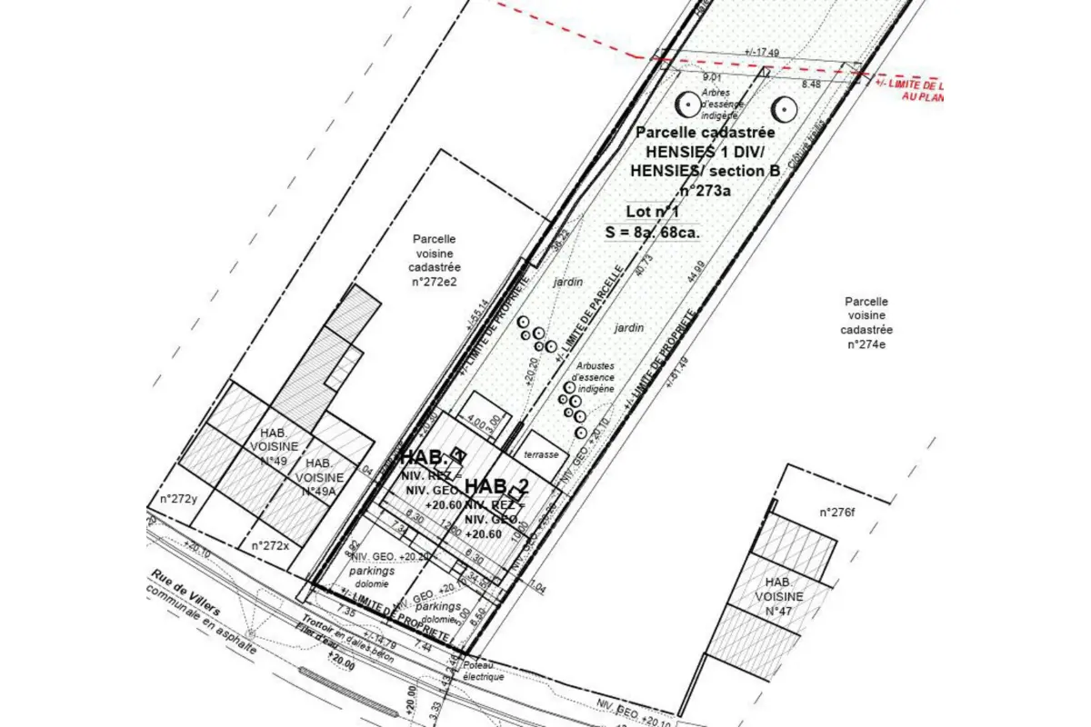 Terrain à vendre à Hensies 7350 140000.00€  chambres m² - annonce 802672