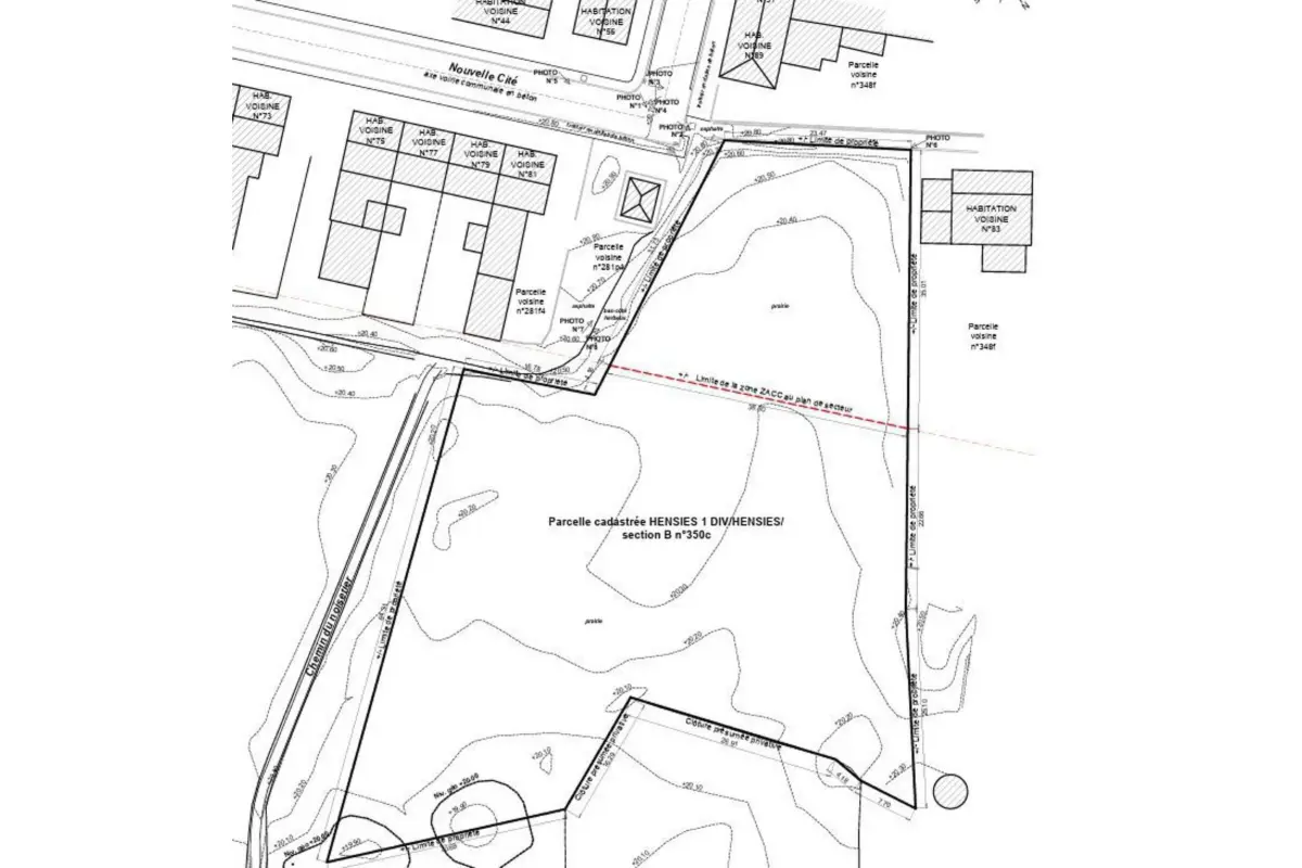 Terrain à vendre à Hensies 7350 280000.00€  chambres m² - annonce 802671