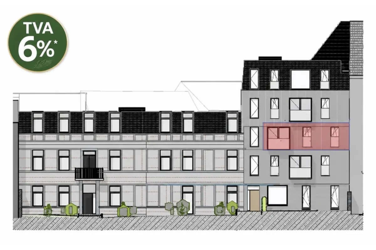Appartement à vendre à Flénu 7012 239022.00€ 1 chambres 73.68m² - annonce 815270