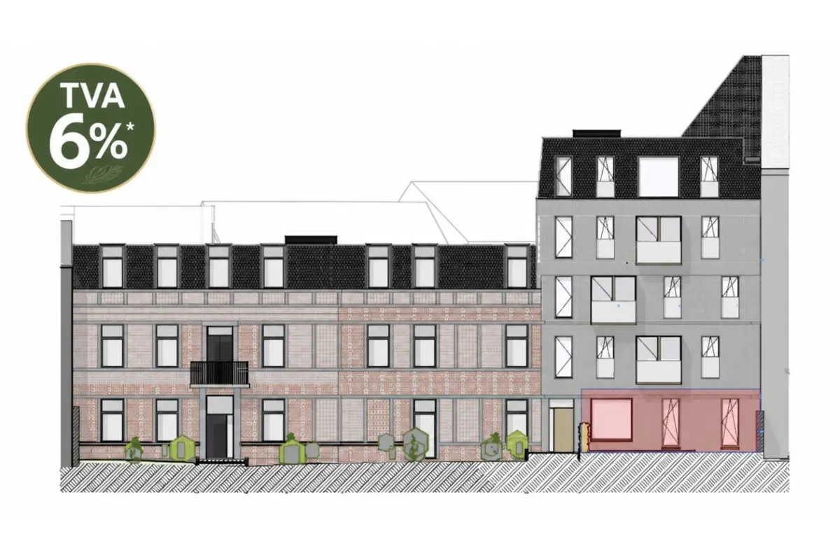 Appartement à vendre à Flénu 7012 265797.00€ 1 chambres 73.68m² - annonce 815266