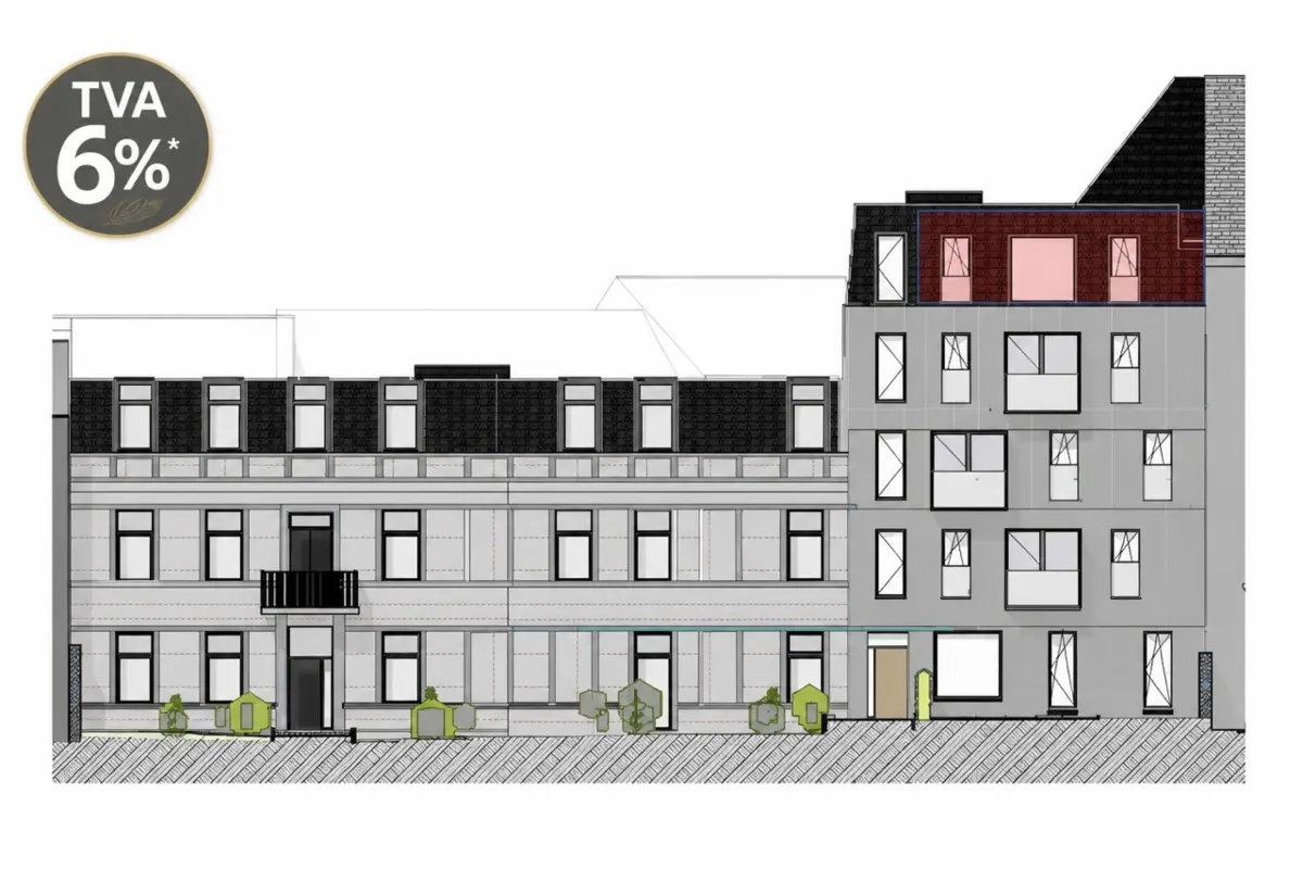 Appartement à vendre à Flénu 7012 226012.50€ 1 chambres 71.75m² - annonce 815274