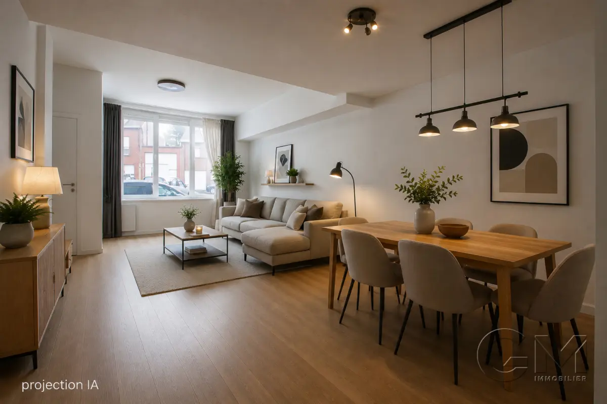 Maison à vendre à Mouscron 7700 169000.00€ 3 chambres 134.00m² - annonce 816577