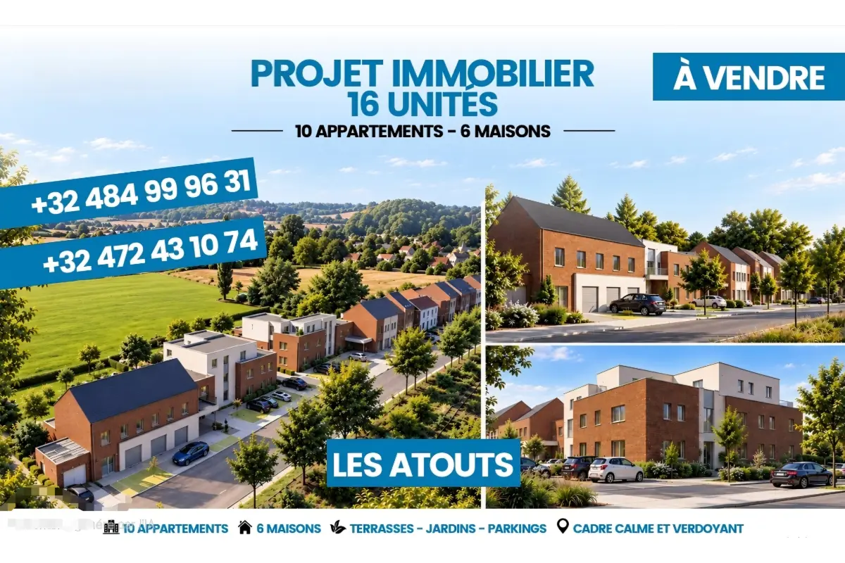 Immeuble mixte à vendre à Aiseau-Presles 6250 520000.00€  chambres m² - annonce 823337