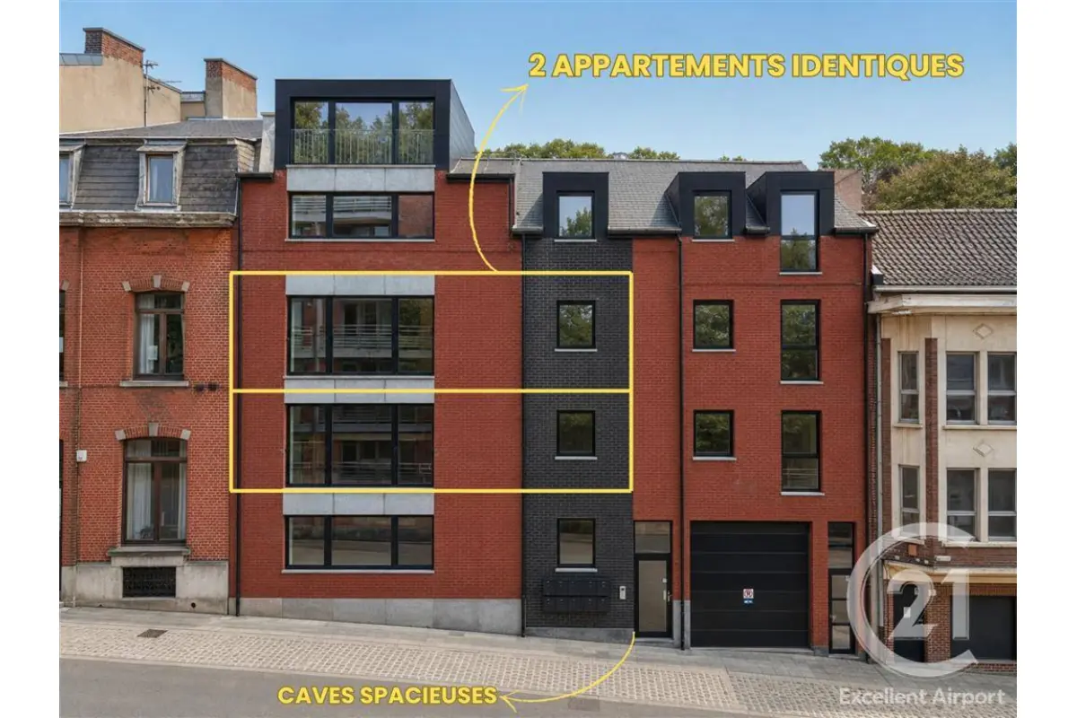 Appartement à vendre à Charleroi 6000 180000.00€ 2 chambres 100.00m² - annonce 829712